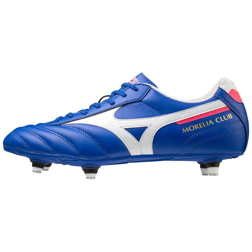 Damske Kopačky Mizuno Morelia II Club SI Modre/Biele Vypredaj YTOD43168